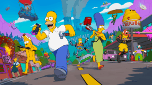 Los Simpson consiguen récord de jugadores en Fortnite
