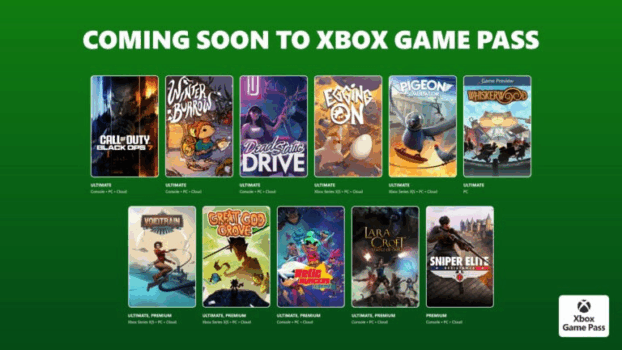 Xbox ha anunciado los primeros 11 títulos de Game Pass para noviembre, incluyendo COD Black Ops 7.