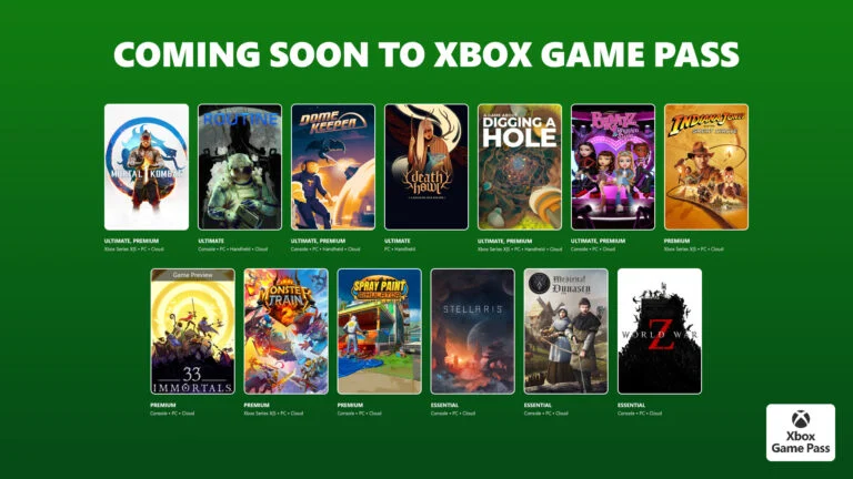 Xbox ha anunciado los primeros 12 títulos de Game Pass para diciembre, incluido Mortal Kombat 1