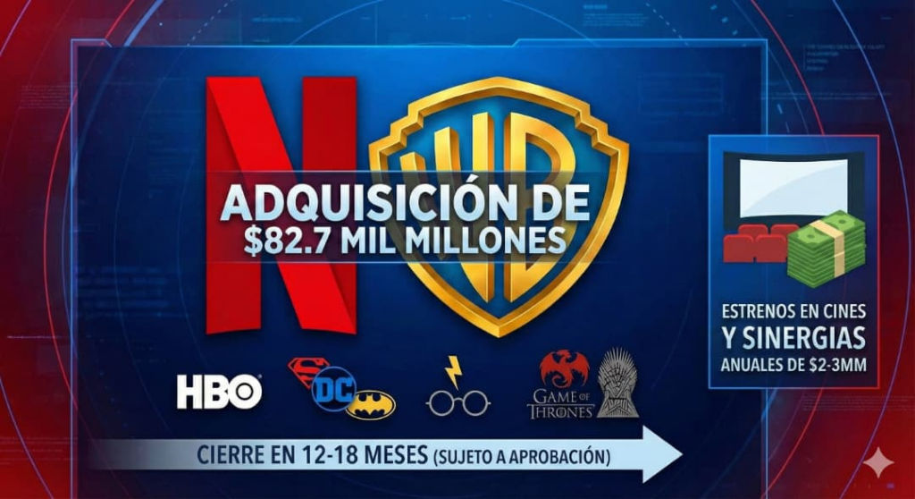 Netflix acordó comprar Warner Bros, incluidos los desarrolladores de juegos detrás de Mortal Kombat y Hogwarts Legacy.