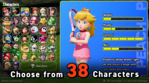 Mario Tennis Fever de Nintendo Switch 2 tendrá la mayor cantidad de personajes jugables en la historia de la serie