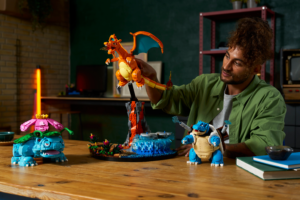 Se han revelado los primeros sets de Lego Pokémon, que incluyen una estatua de Charizard, Blastoise y Venusaur con un precio de 650 dólares.