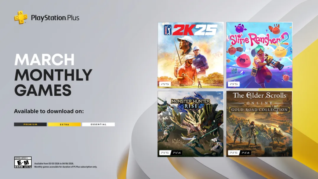 Juegos de PlayStation Plus para marzo de 2026 confirmados