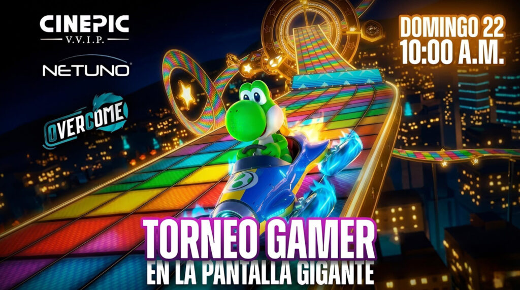 Torneo de Mario Kart en Cinepic: así puedes participar gratis