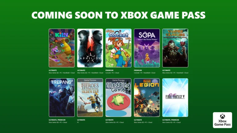 Xbox Game Pass abril 2026, nuevos juegos Game Pass, Final Fantasy V Game Pass, juegos que llegan a Game Pass