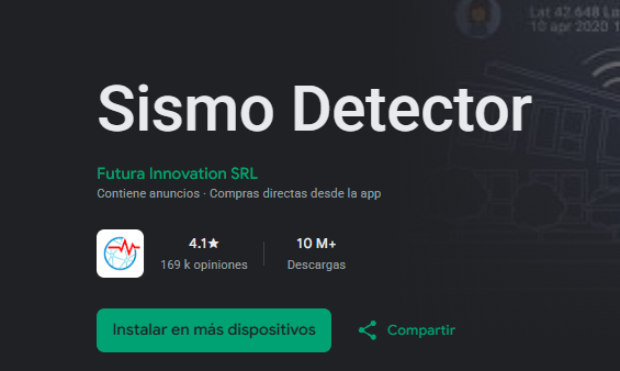 Sismo Detector (Earthquake Network)