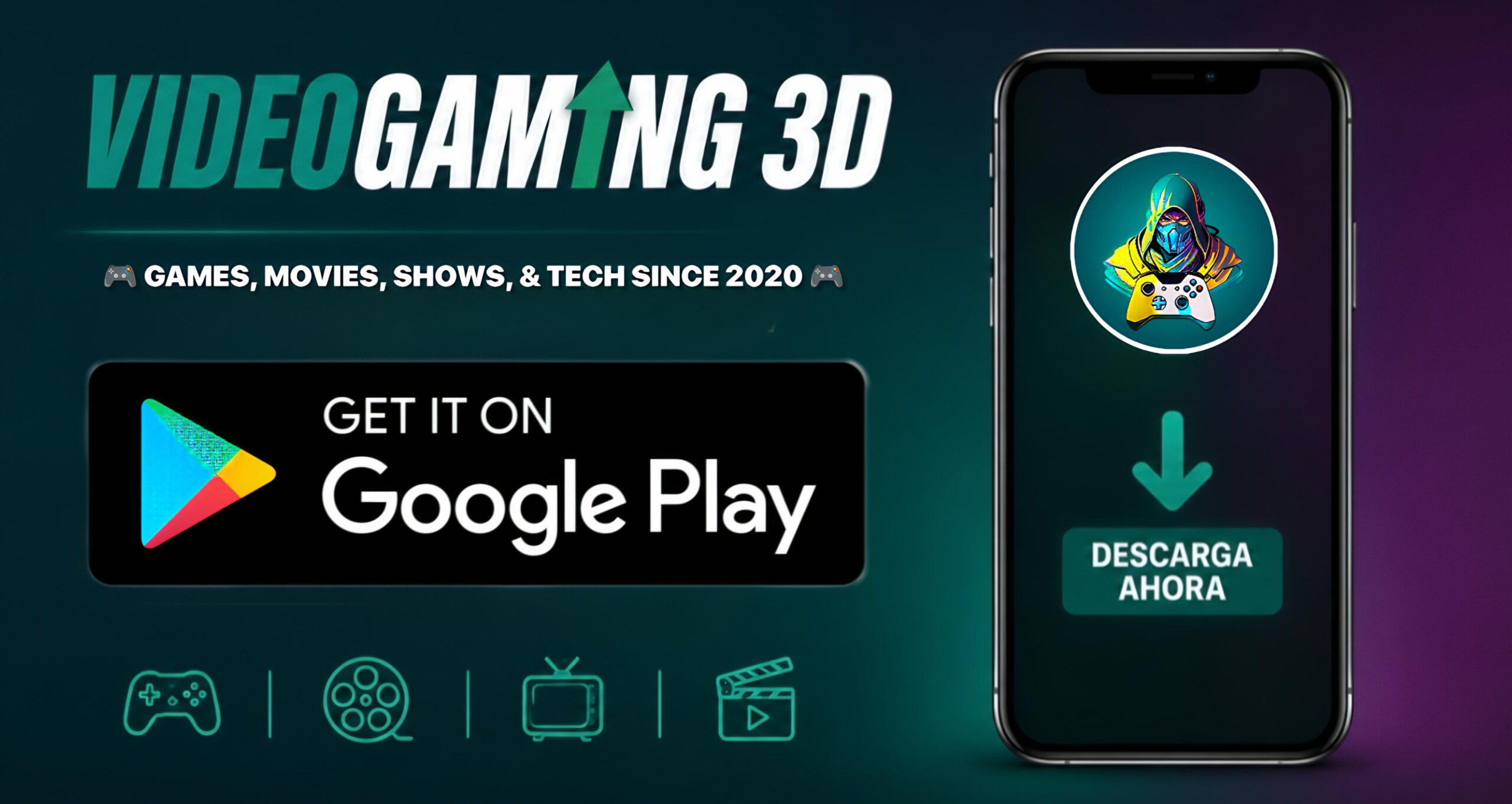 Descarga la app de videogaming 3d