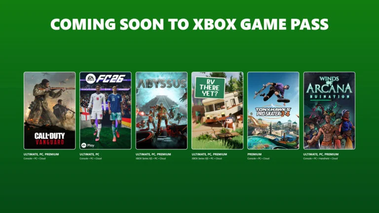 Xbox Game Pass anuncia nuevos juegos para junio y julio de 2026