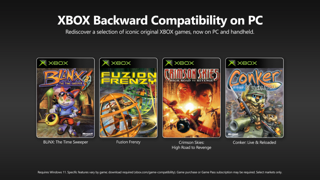 Microsoft trae los juegos de Xbox original a PC mediante retrocompatibilidad oficial