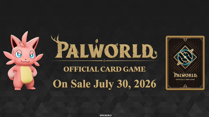 Palworld OCG: Lanzan juego de cartas oficial el 30 de julio
