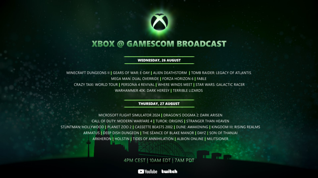 Xbox en gamescom 2026: Una celebración por los 25 años de la marca