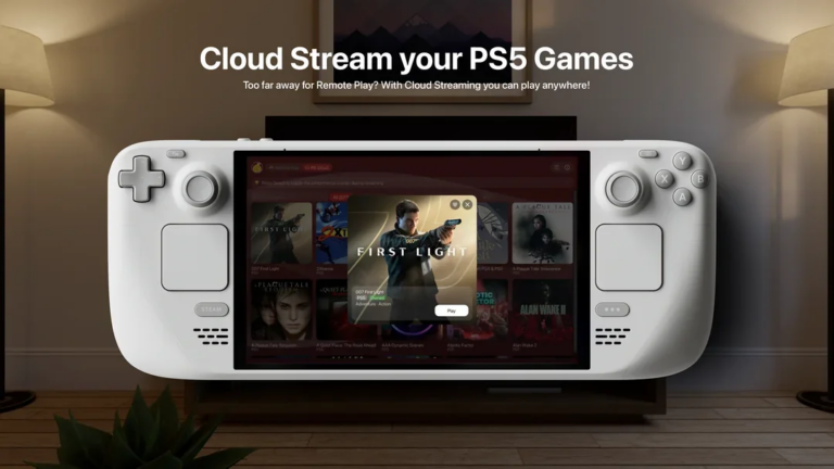 Streaming de PS Plus Premium en Steam Deck sin consola local