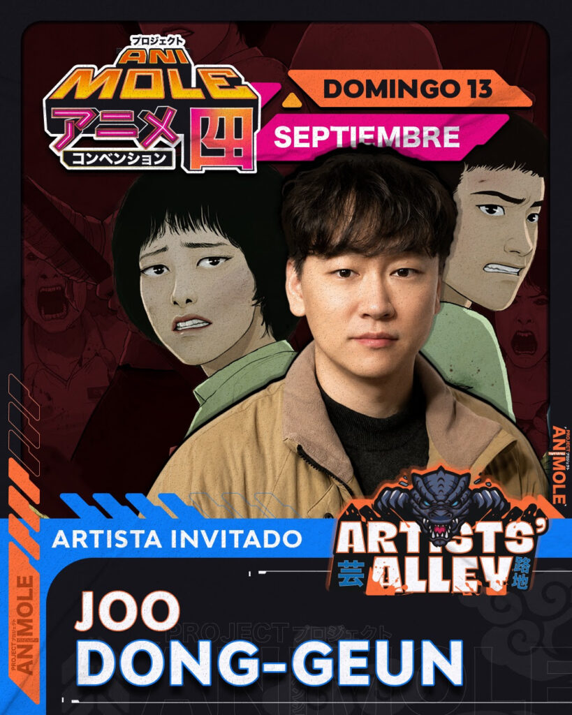 Joo Dong-geun en AniMole 4: Creador de Estamos Muertos en CDMX