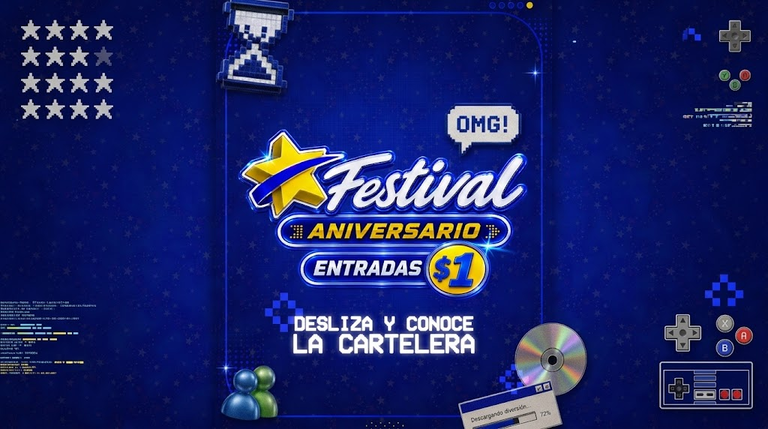 Cinex pone la fiesta en la pantalla grande: entradas a $1 por su mes aniversario