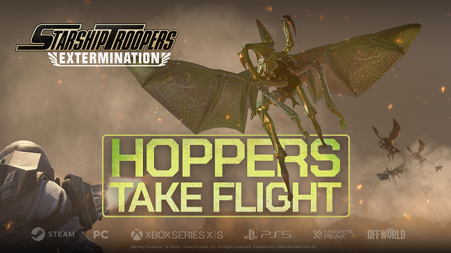 Starship Troopers: Extermination celebra su segundo aniversario con el Hopper Bug en la Actualización 13